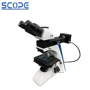 Microscópio Metalográfico Trinocular 50X-1000X