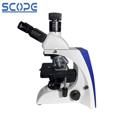 Microscópio Trinocular Biológico Digital USB